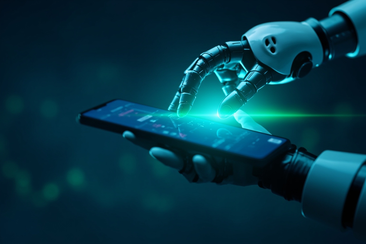 AI agent trading concept