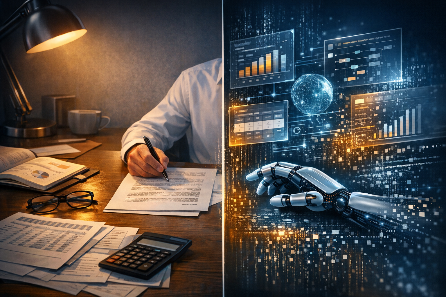 AI automation concept